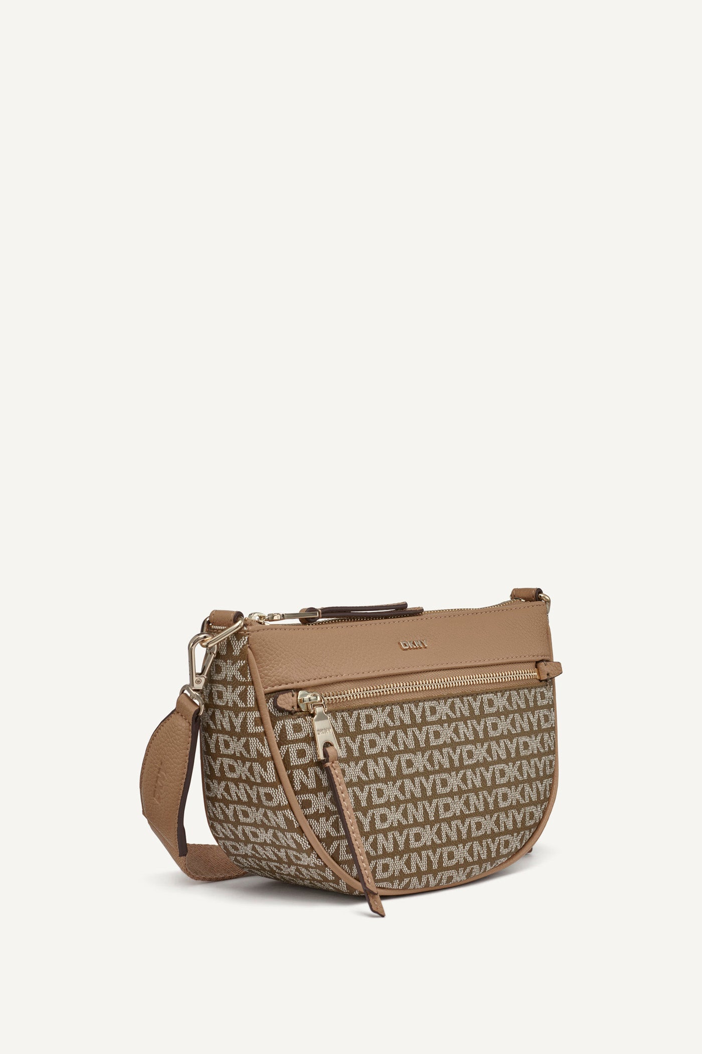 Zoie Logo Crossbody Bag with Panel Design