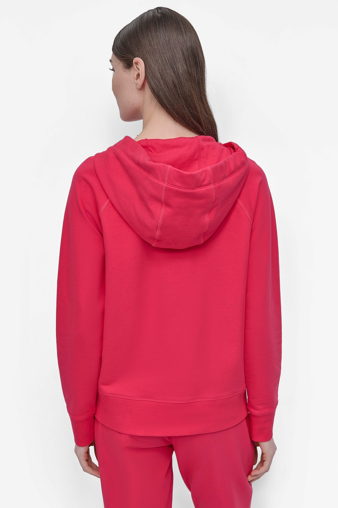 Logo Embroidered Drawstring Hoodie