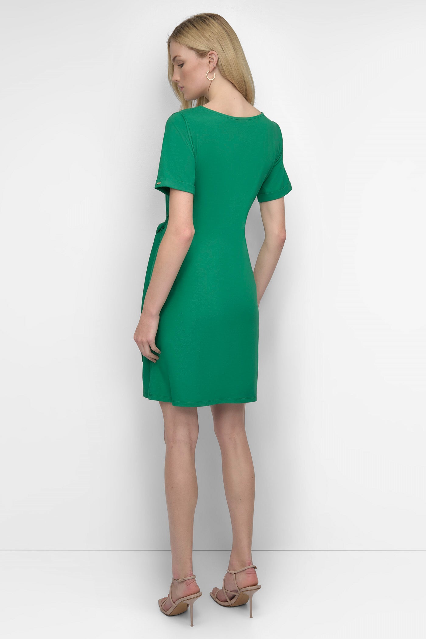 Stylish Short Sleeve Wrap Dress