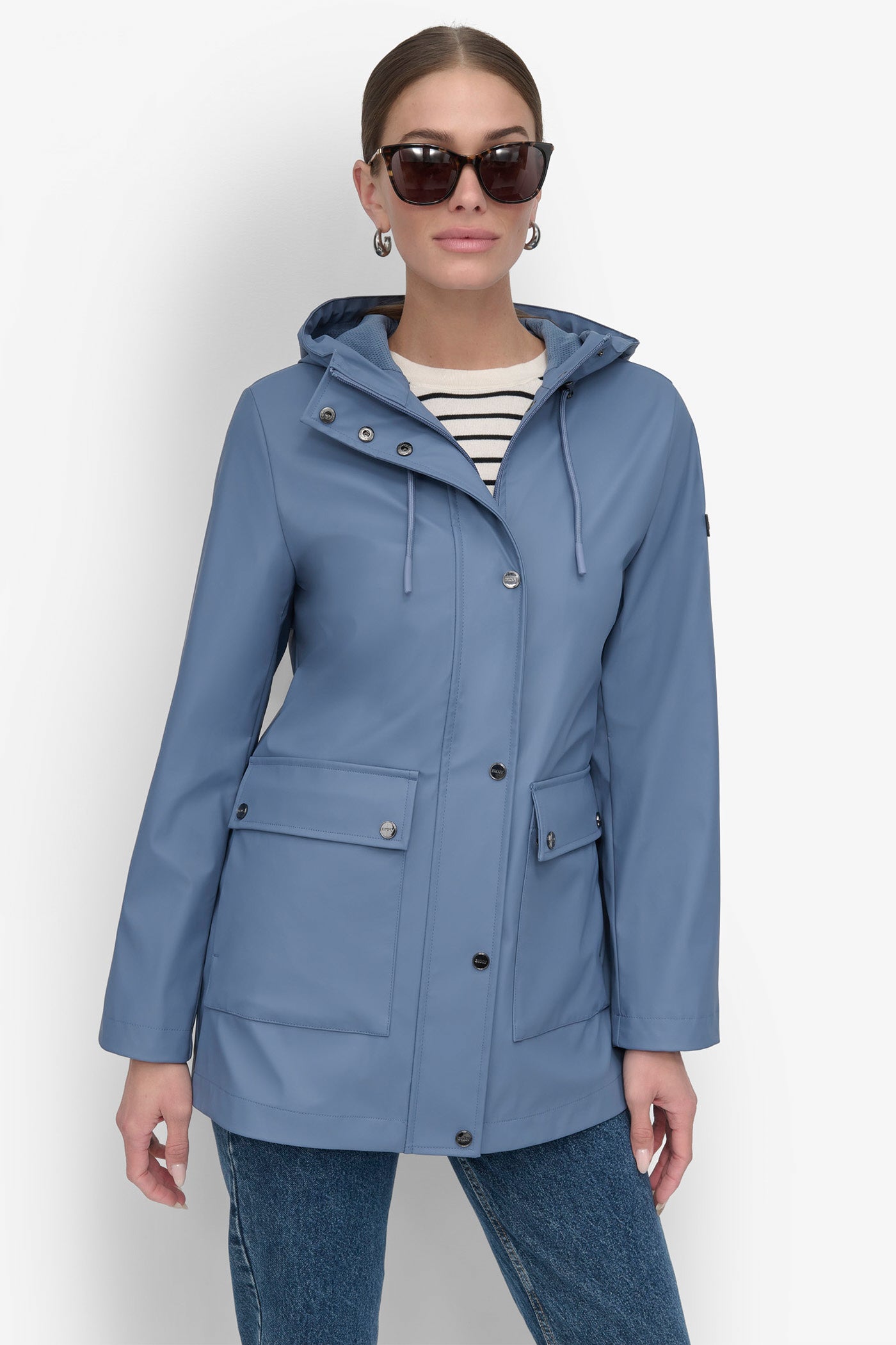 Button-Up Waterproof Raincoat for Men & Women