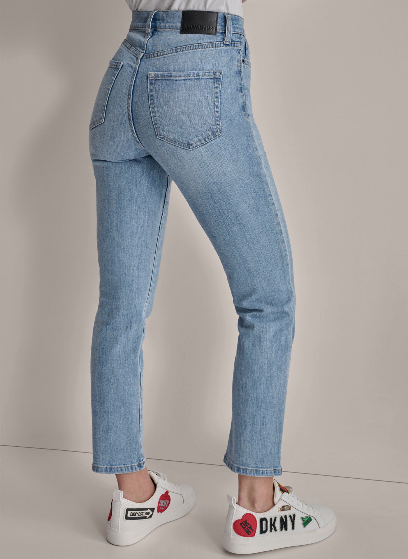 Slim Straight High Rise Jeans for Women