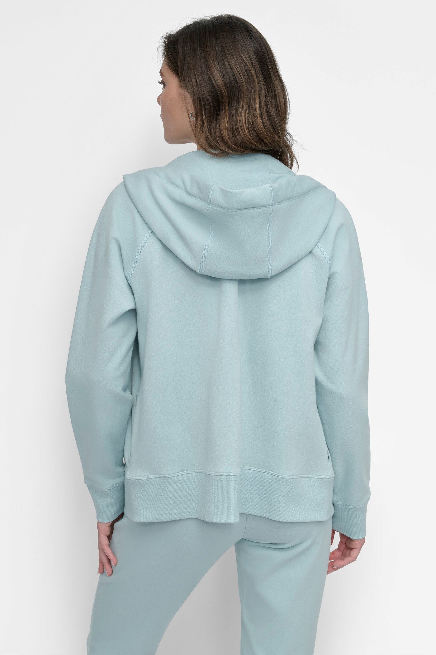 Logo Embroidered Drawstring Hoodie