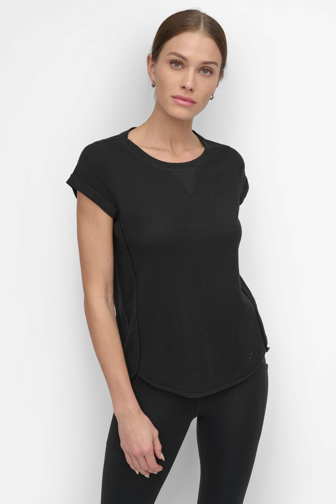 Men's Slub Waffle-Knit T-Shirt