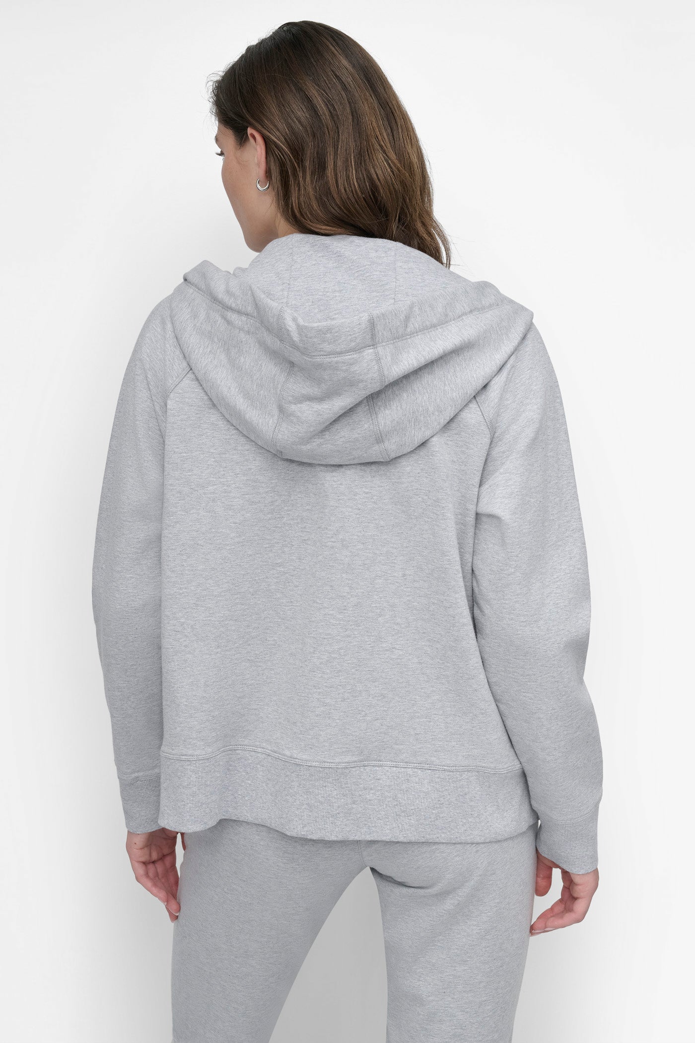 Logo Embroidered Drawstring Hoodie