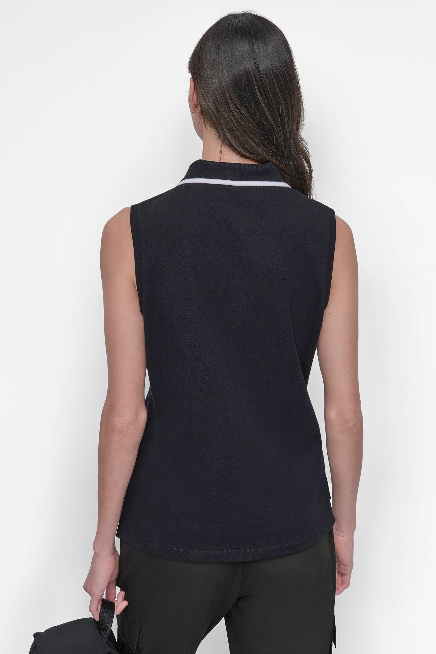 Logo Polo Tank Top - Embroidered Casual Wear