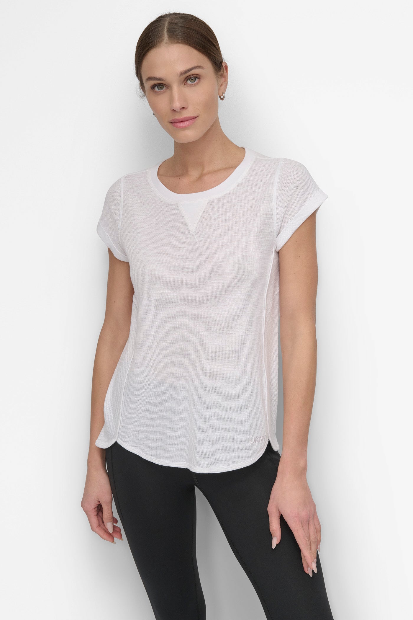 Men's Slub Waffle-Knit T-Shirt