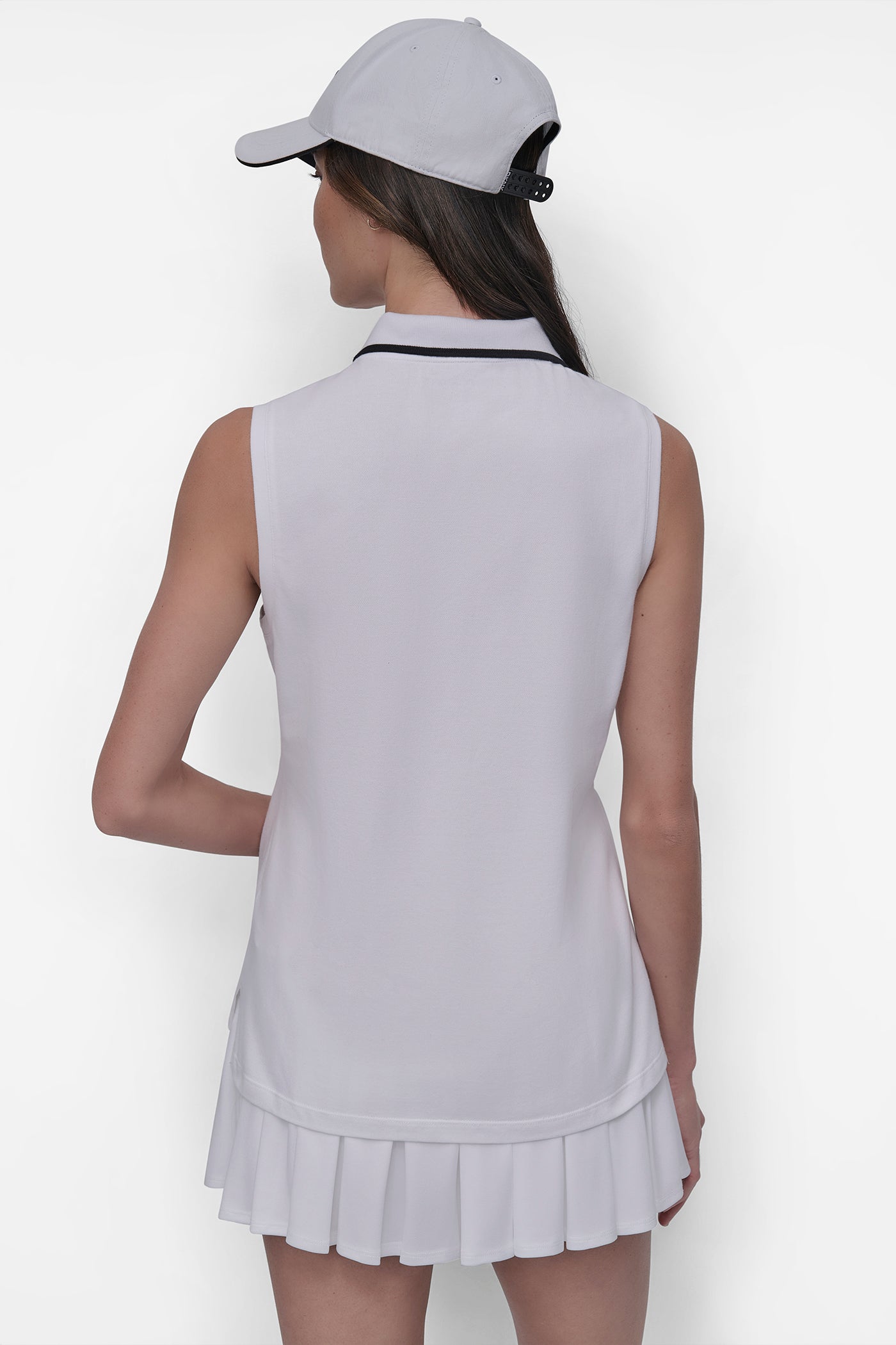 Logo Polo Tank Top - Embroidered Casual Wear