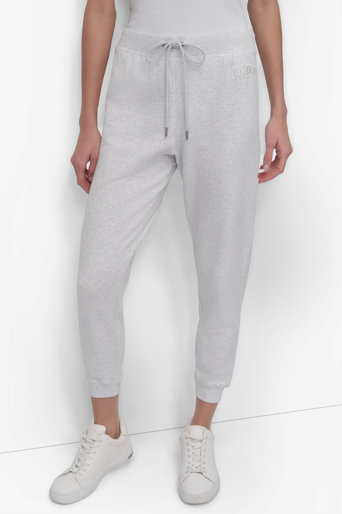 Embroidered High-Rise Tapered Joggers