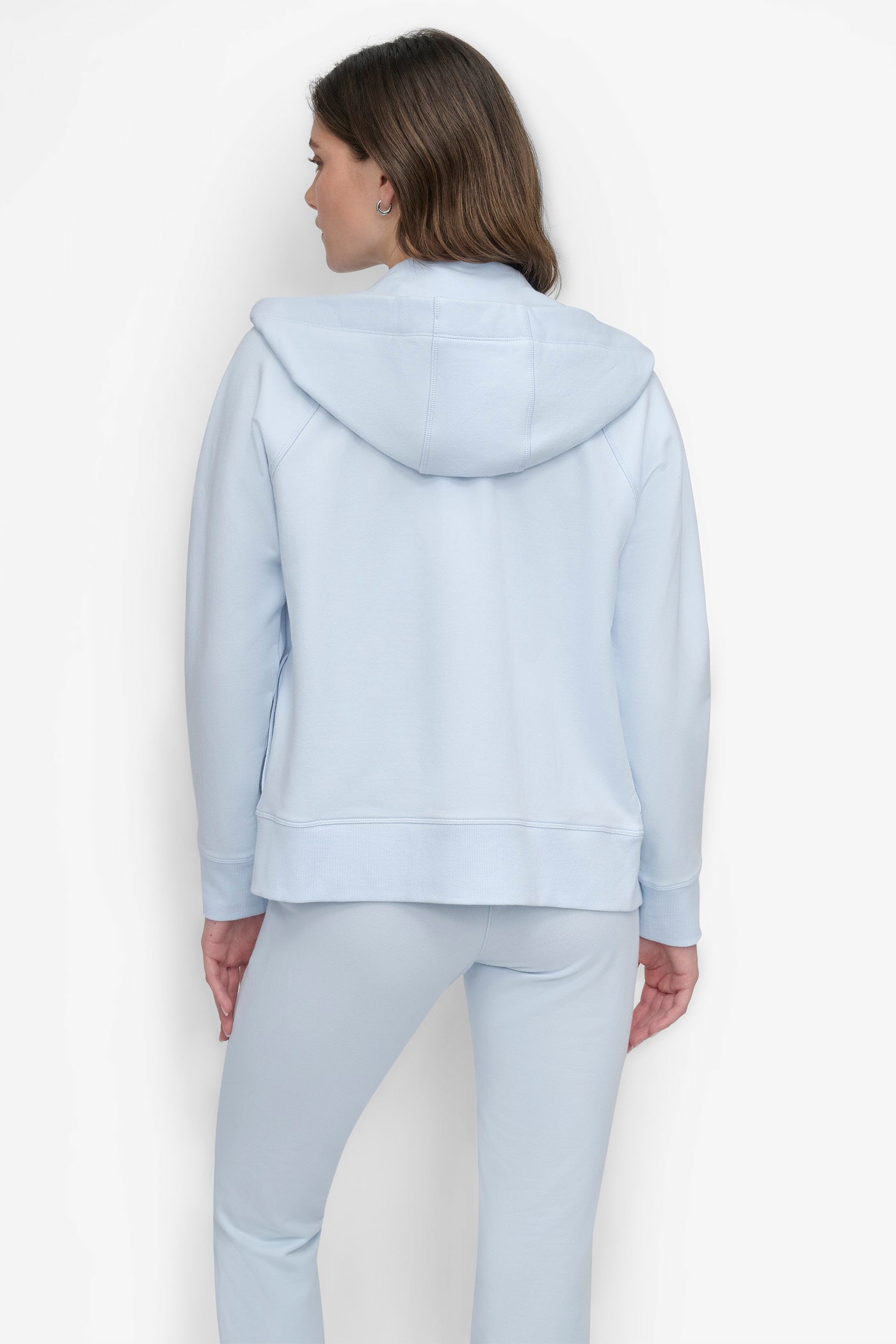 Logo Embroidered Drawstring Hoodie