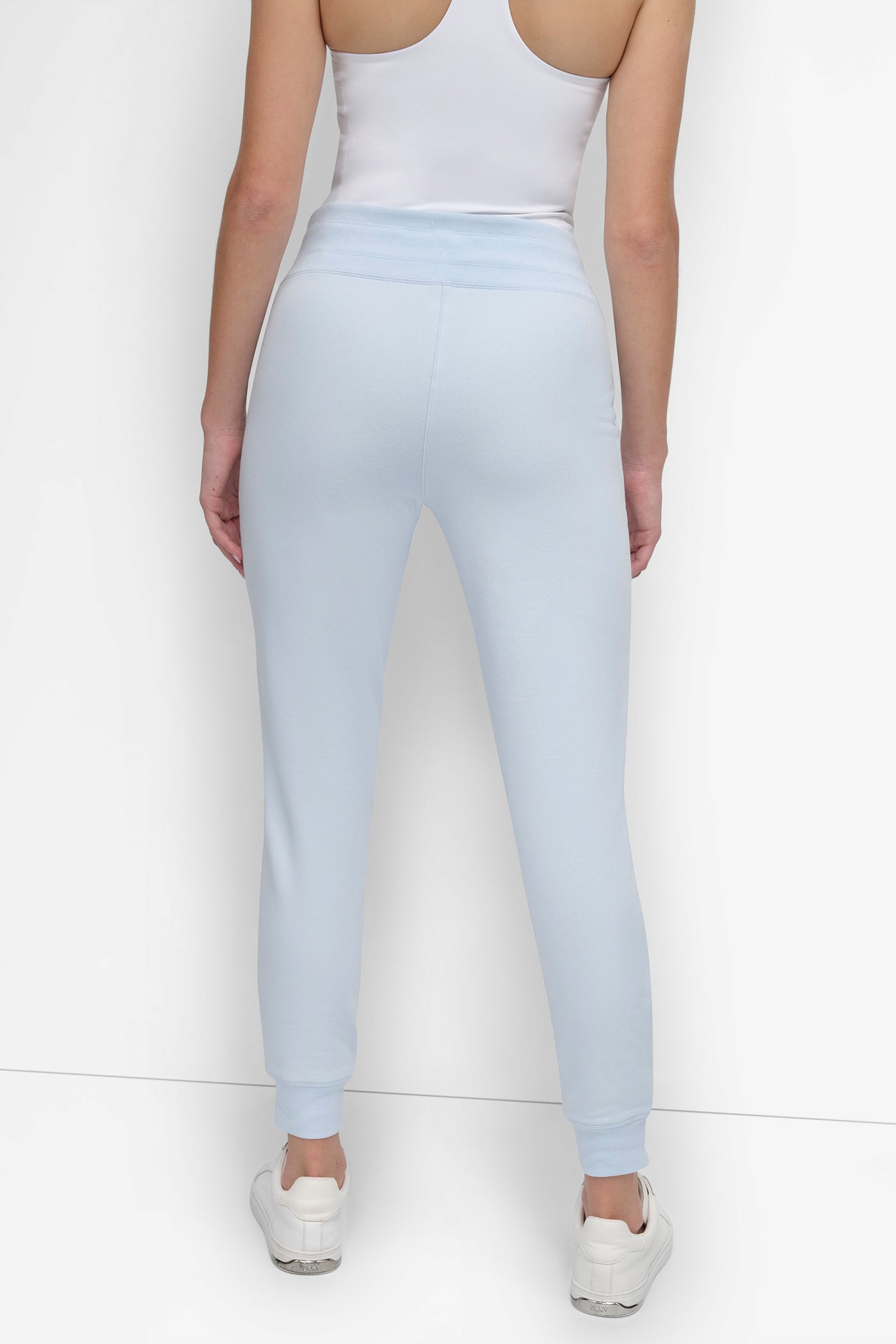Logo Drawstring Joggers - High-Rise Casual Pants