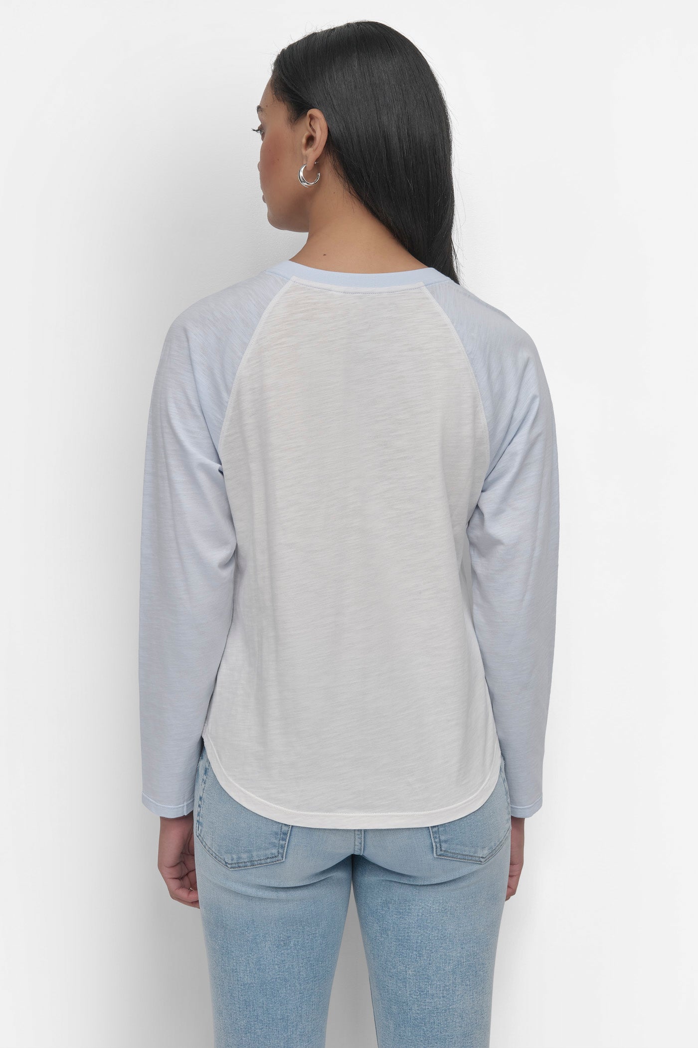 Arched NY Logo Raglan Tee - Long Sleeve Casual Wear
