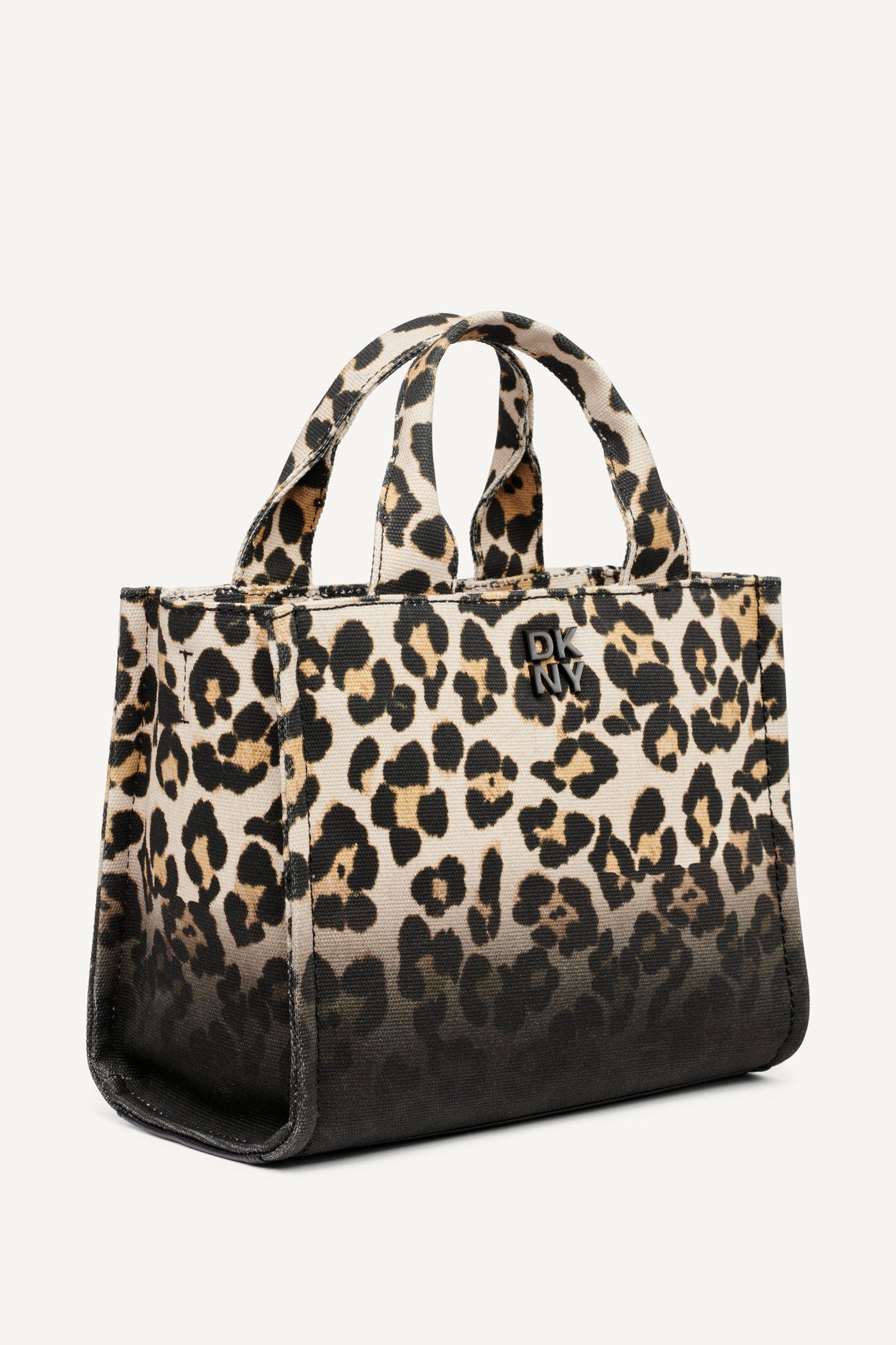 Leopard Print Logo Tote Bag by Hadlee