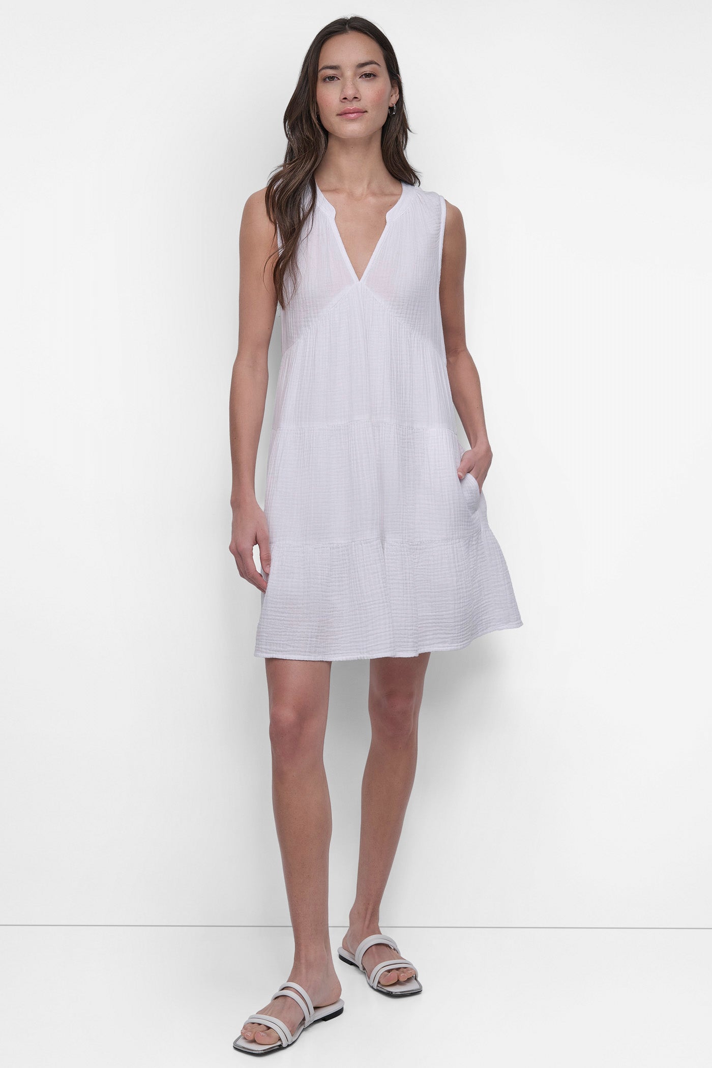 Breathable Double Crepe Gauze Dress