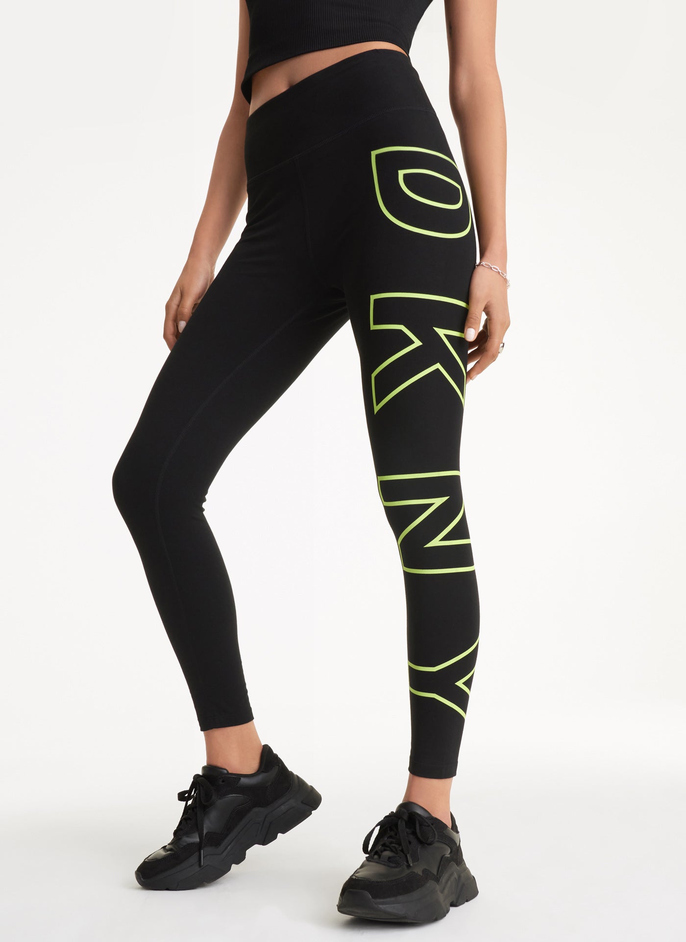 High-Waist 7/8 Logo Leggings for Workouts
