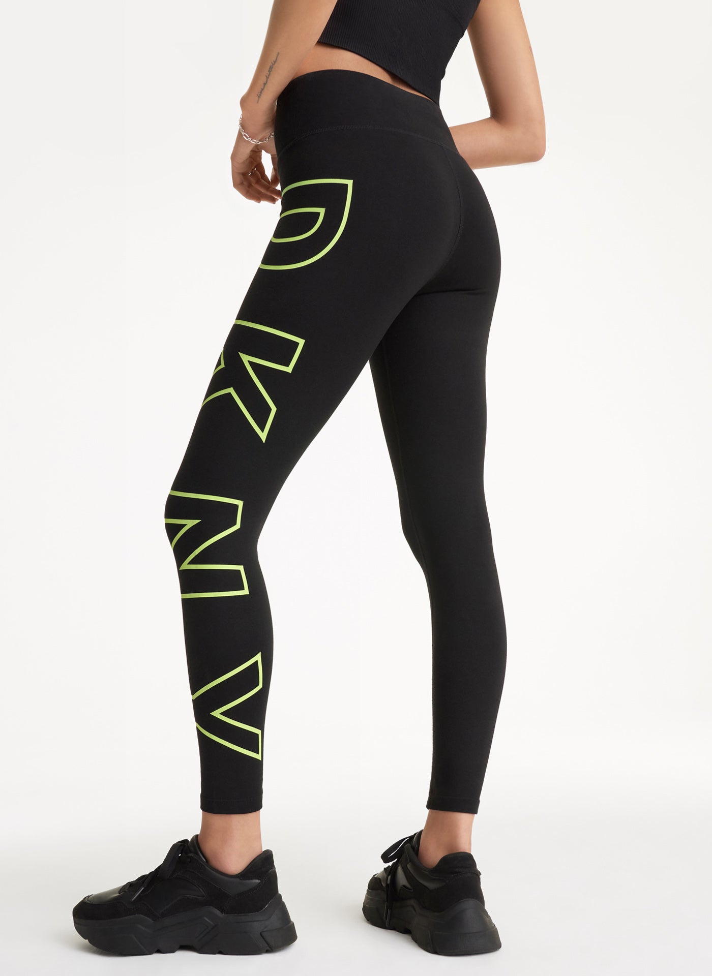 High-Waist 7/8 Logo Leggings for Workouts