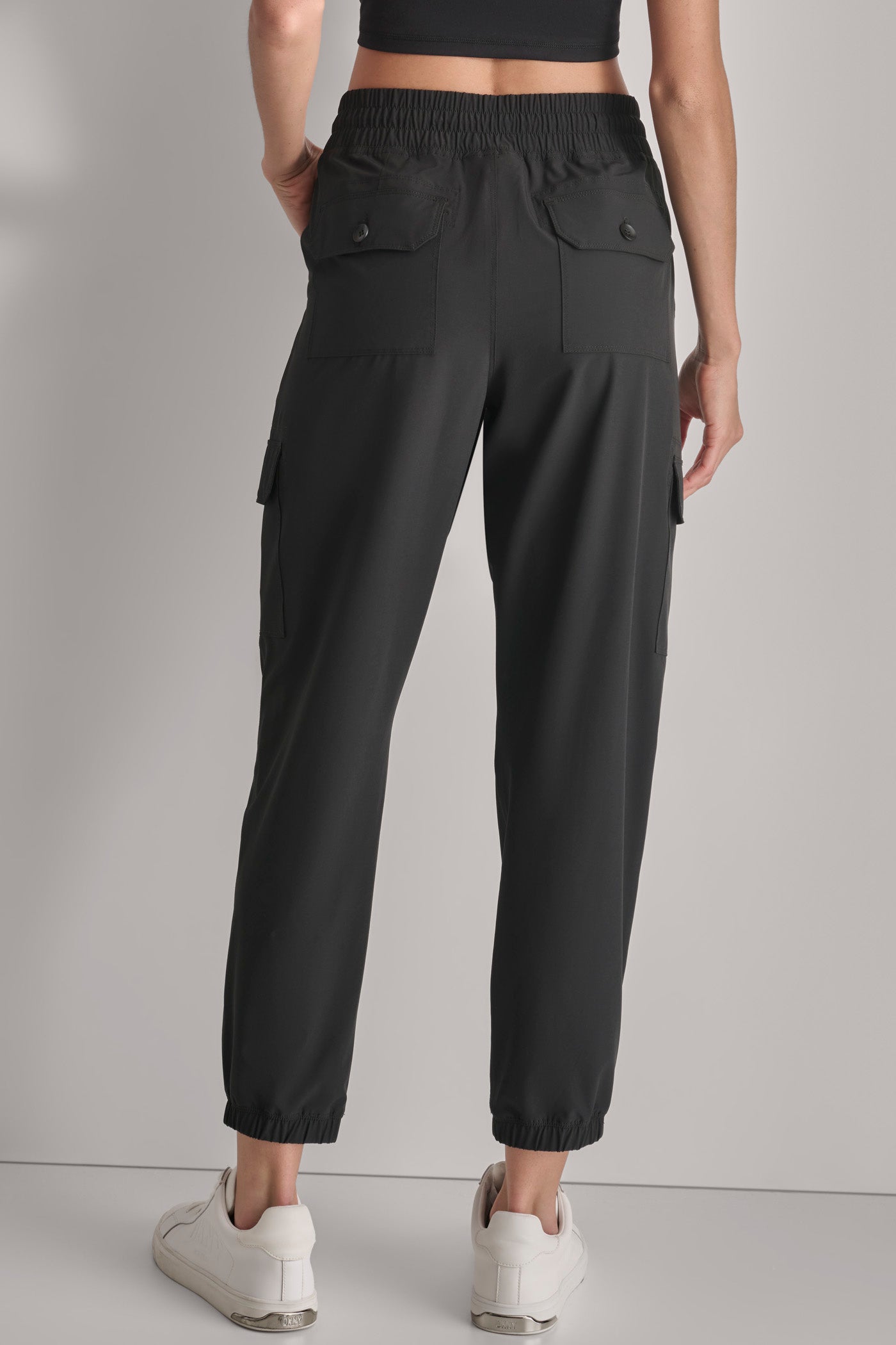 Smocked Waist Cargo Joggers for Comfort & Style
