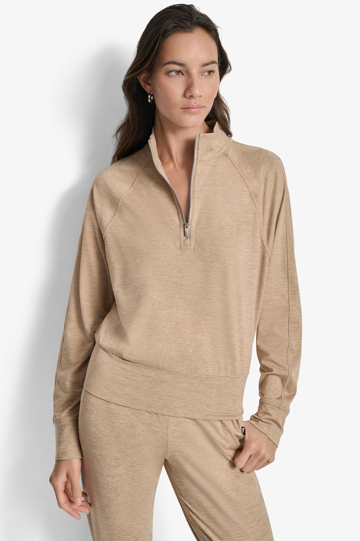 Spacedye Raglan Pullover - Half Zip Sweatshirt