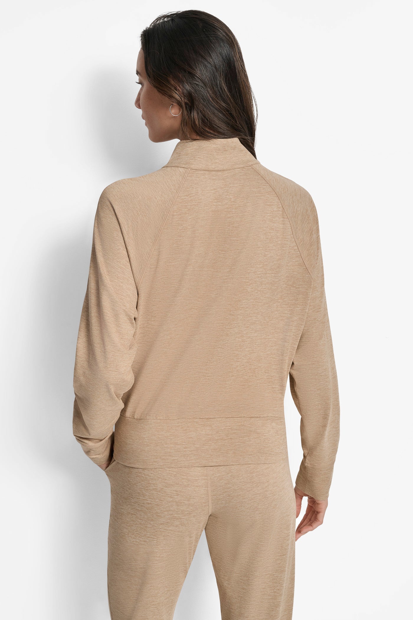 Spacedye Raglan Pullover - Half Zip Sweatshirt