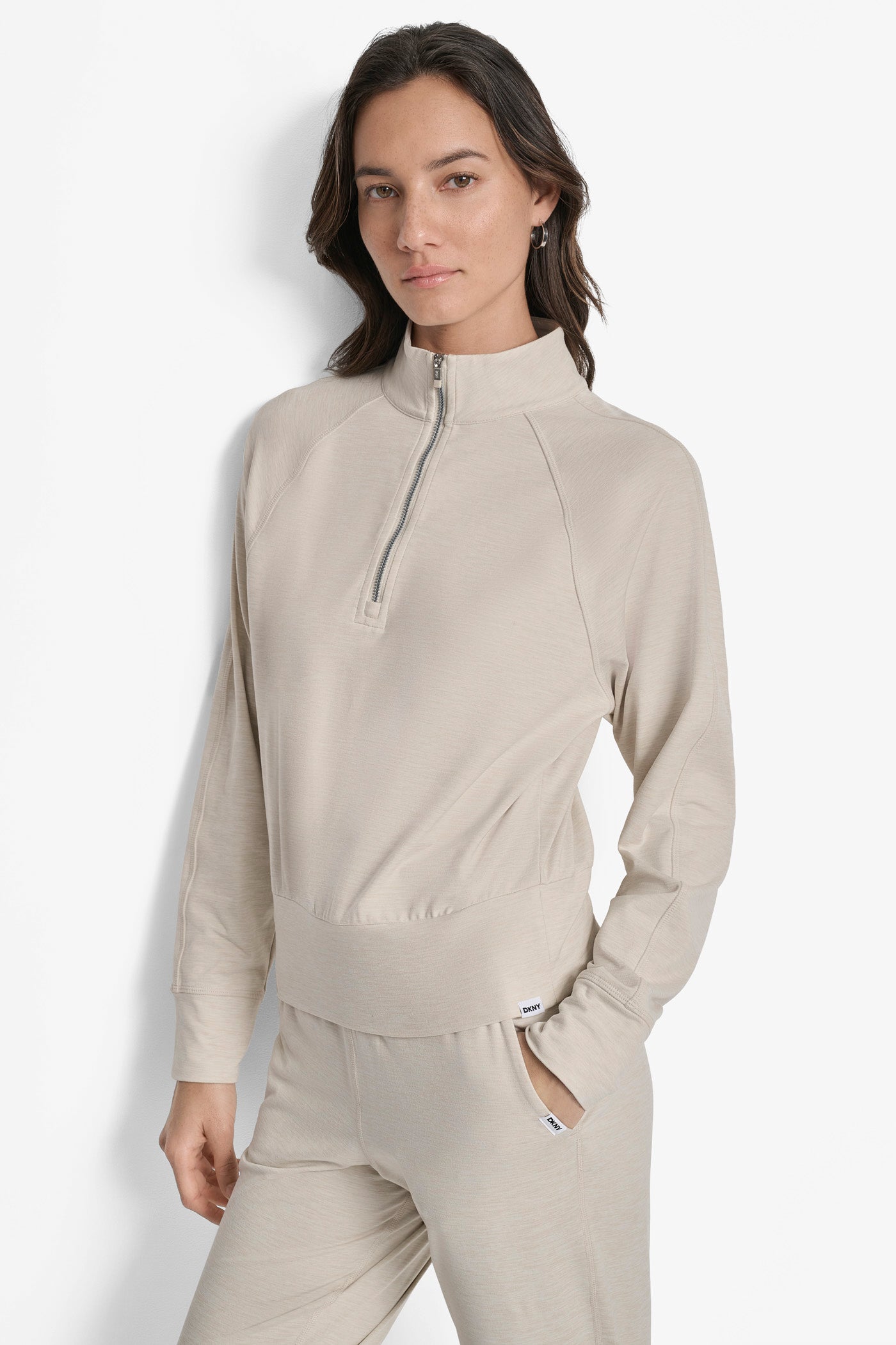 Spacedye Raglan Pullover - Half Zip Sweatshirt