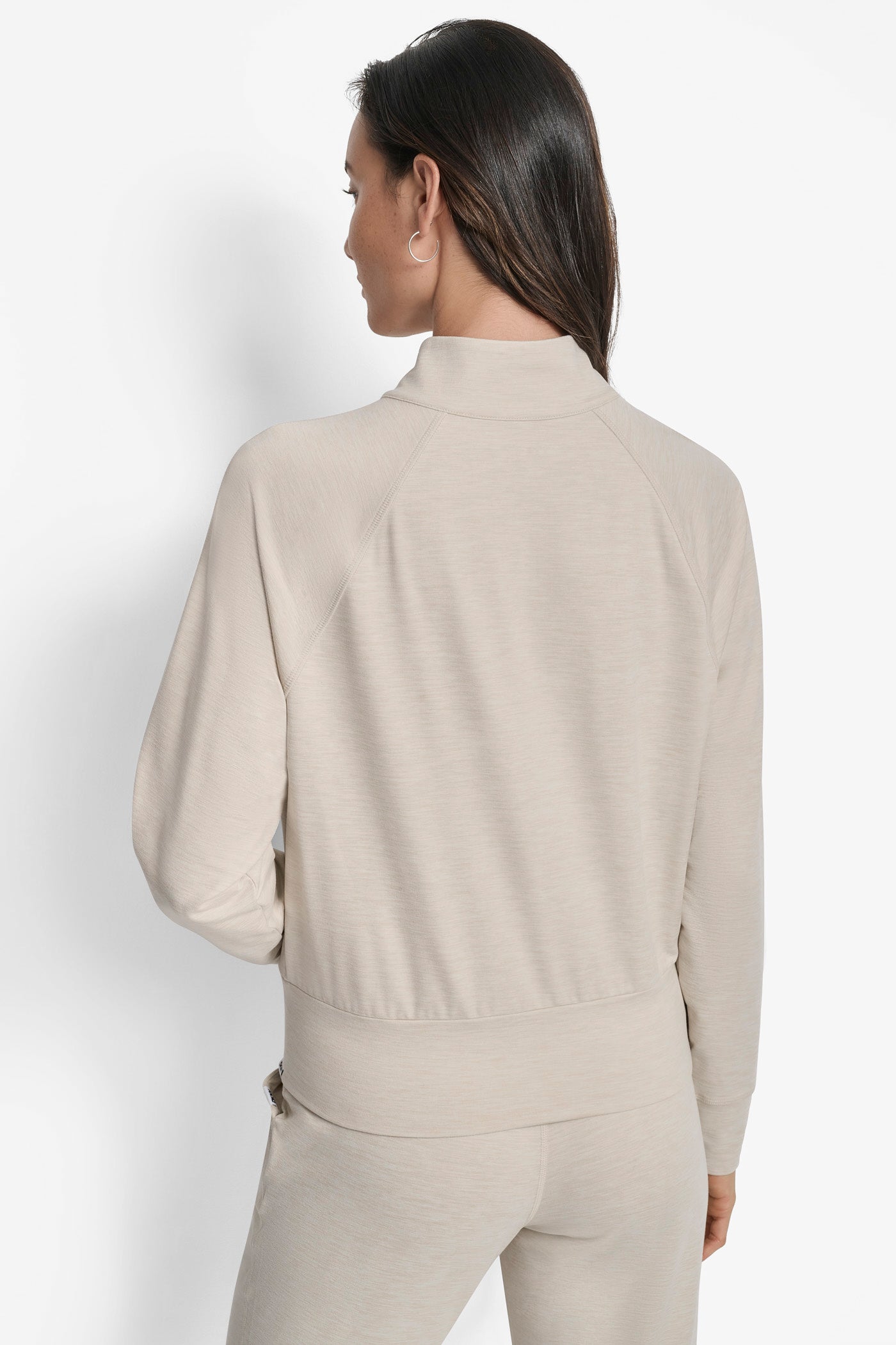 Spacedye Raglan Pullover - Half Zip Sweatshirt