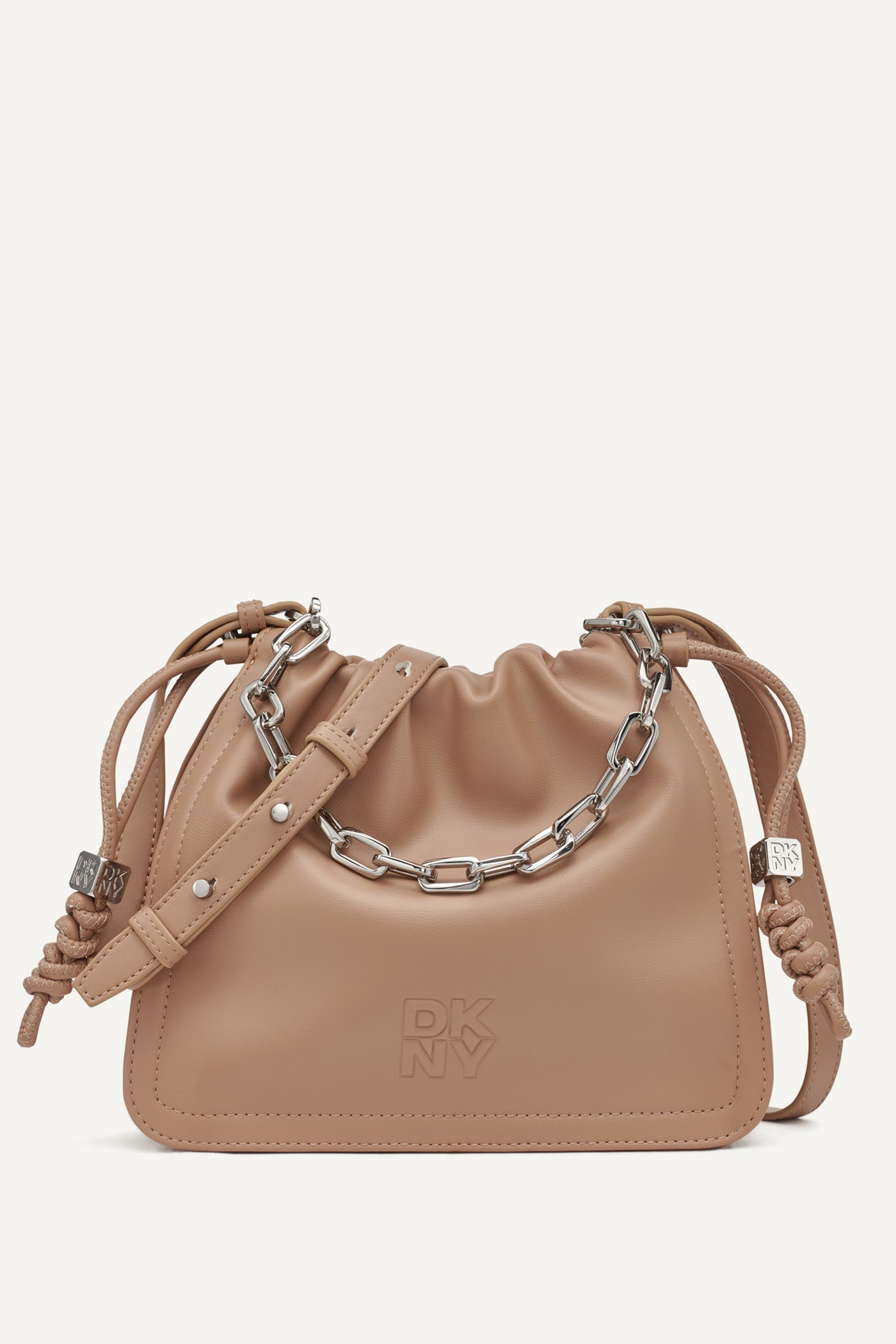 Halle Logo Crossbody Bag with Drawstring