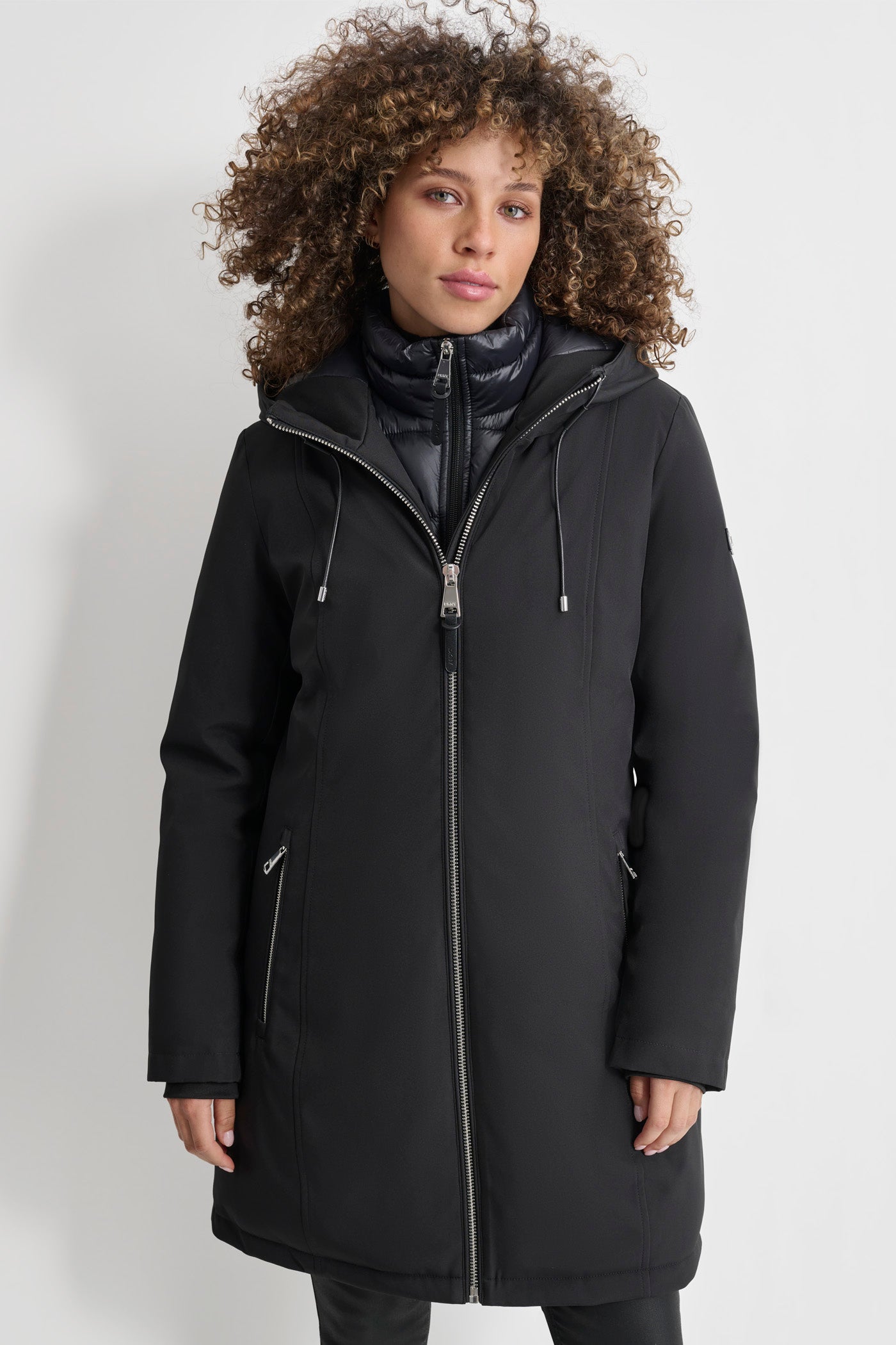 Men's Mid-Length Softshell Jacket for Outdoor Wear