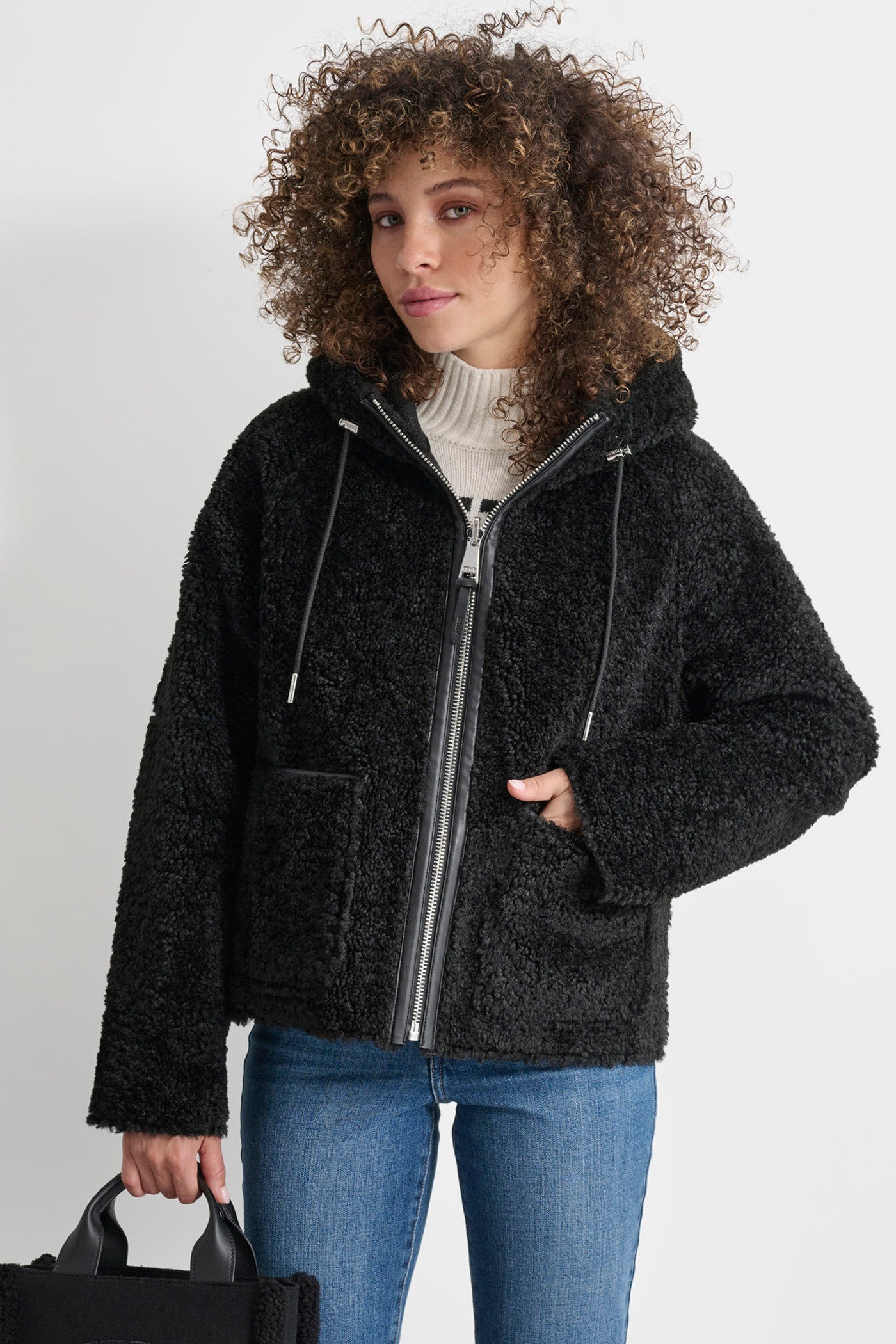 Reversible Faux Shearling Jacket for Women & Men