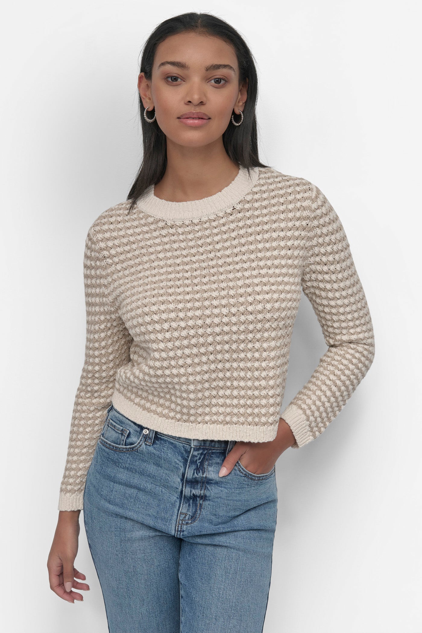 Chunky Knit Crewneck Sweater