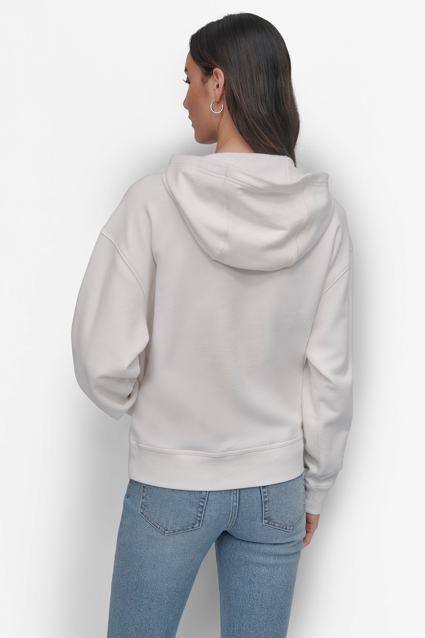 DKNY Arched Dome Sweatshirt – Stylish Stud Detail