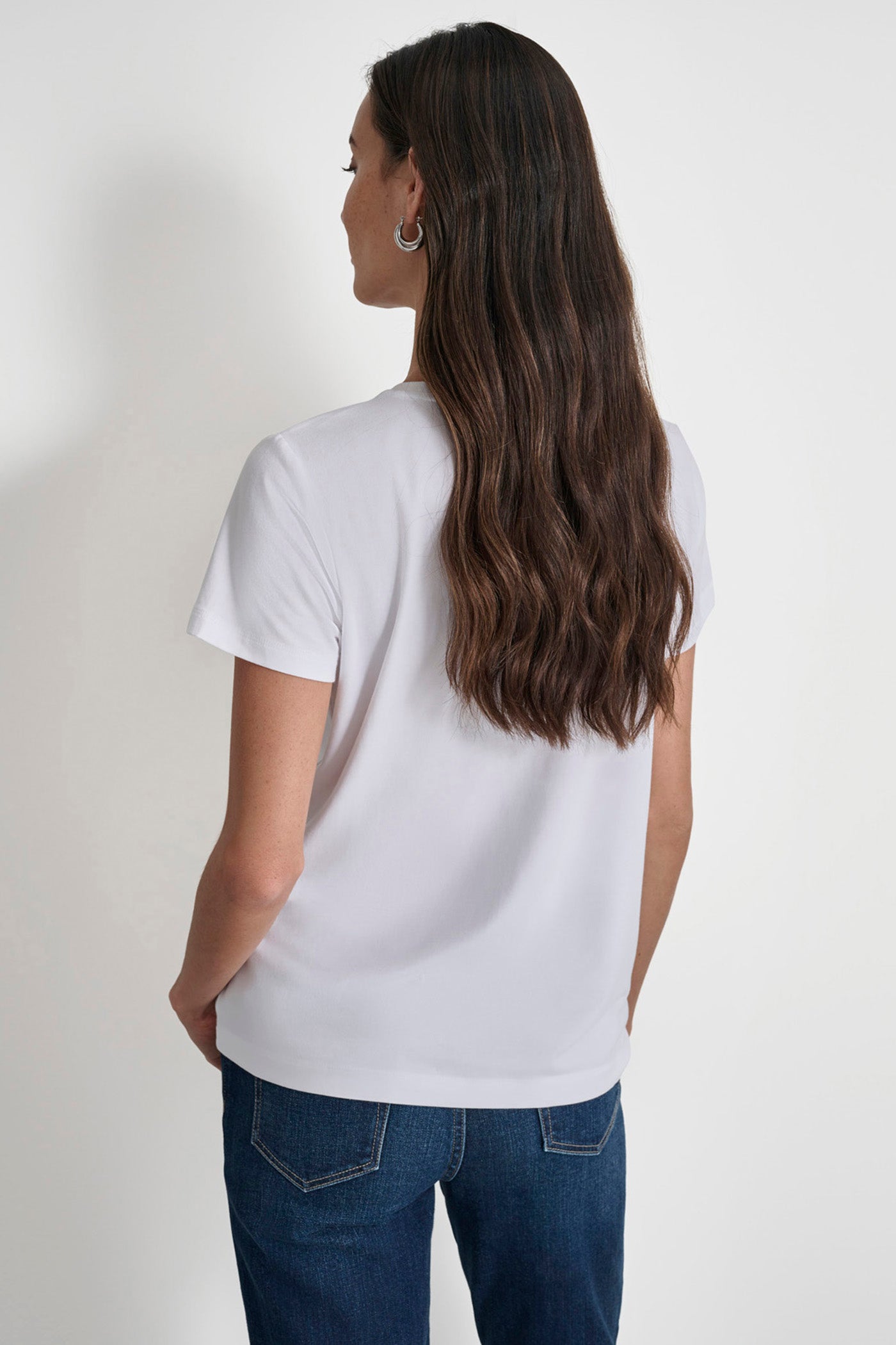 DKNY Glitter Shadow Graphic Tee
