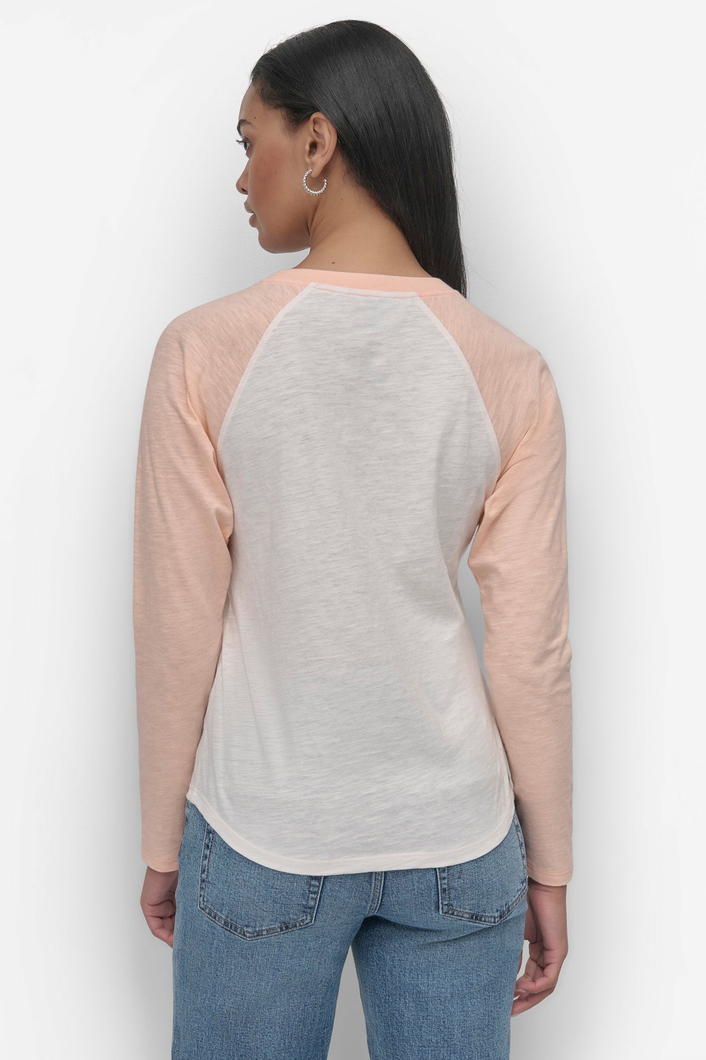 Arched NY Logo Raglan Tee - Long Sleeve Casual Wear