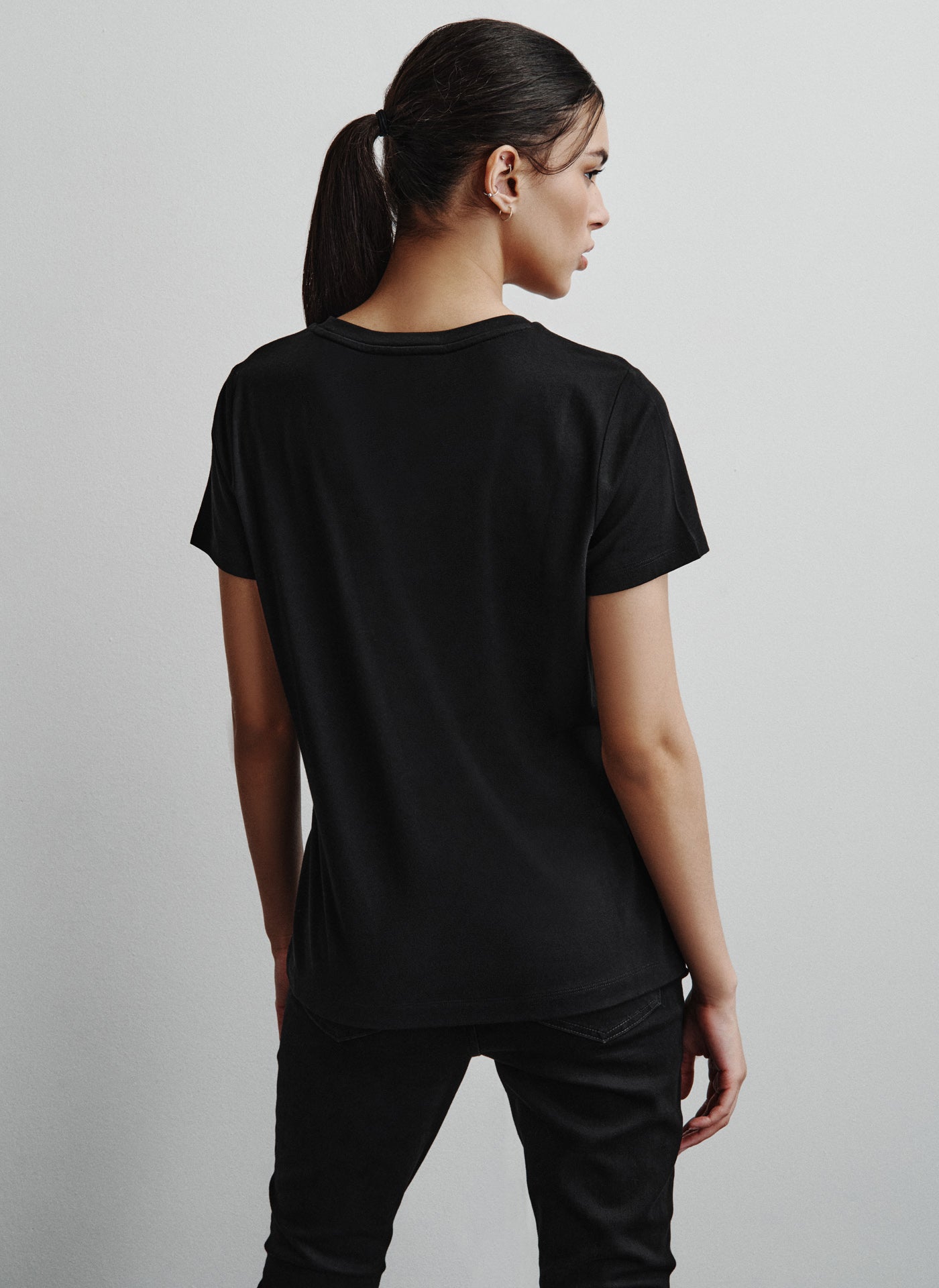 Glitter Logo Graphic Tee for Women